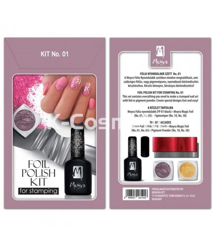 KIT FOIL MOYRA PARA STAMPING NO.01 - Imagen 1