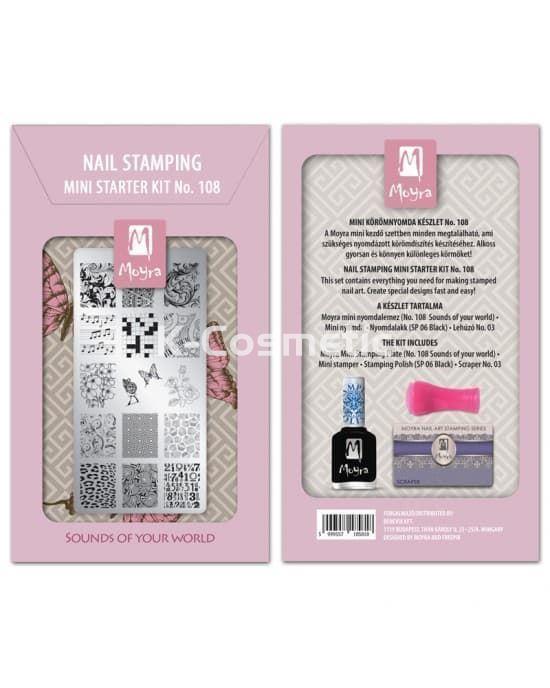 MINI KIT DE STAMPING MOYRA NO.108 - Imagen 1