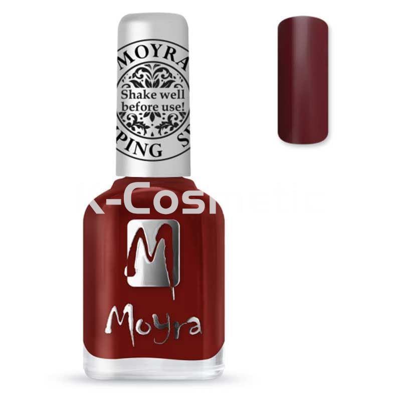 MOYRA ESMALTE PARA STAMPING GRANATE SP.03 12ML - Imagen 1