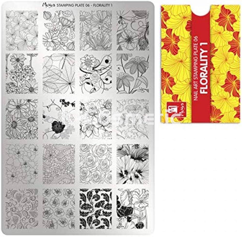 MOYRA PLACA STAMPING Nº06 FLORALITY 1 - Imagen 1