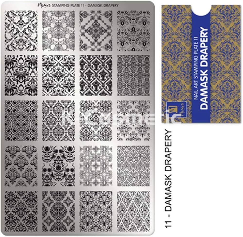 MOYRA PLACA STAMPING Nº11 DAMASK DRAPERY - Imagen 1