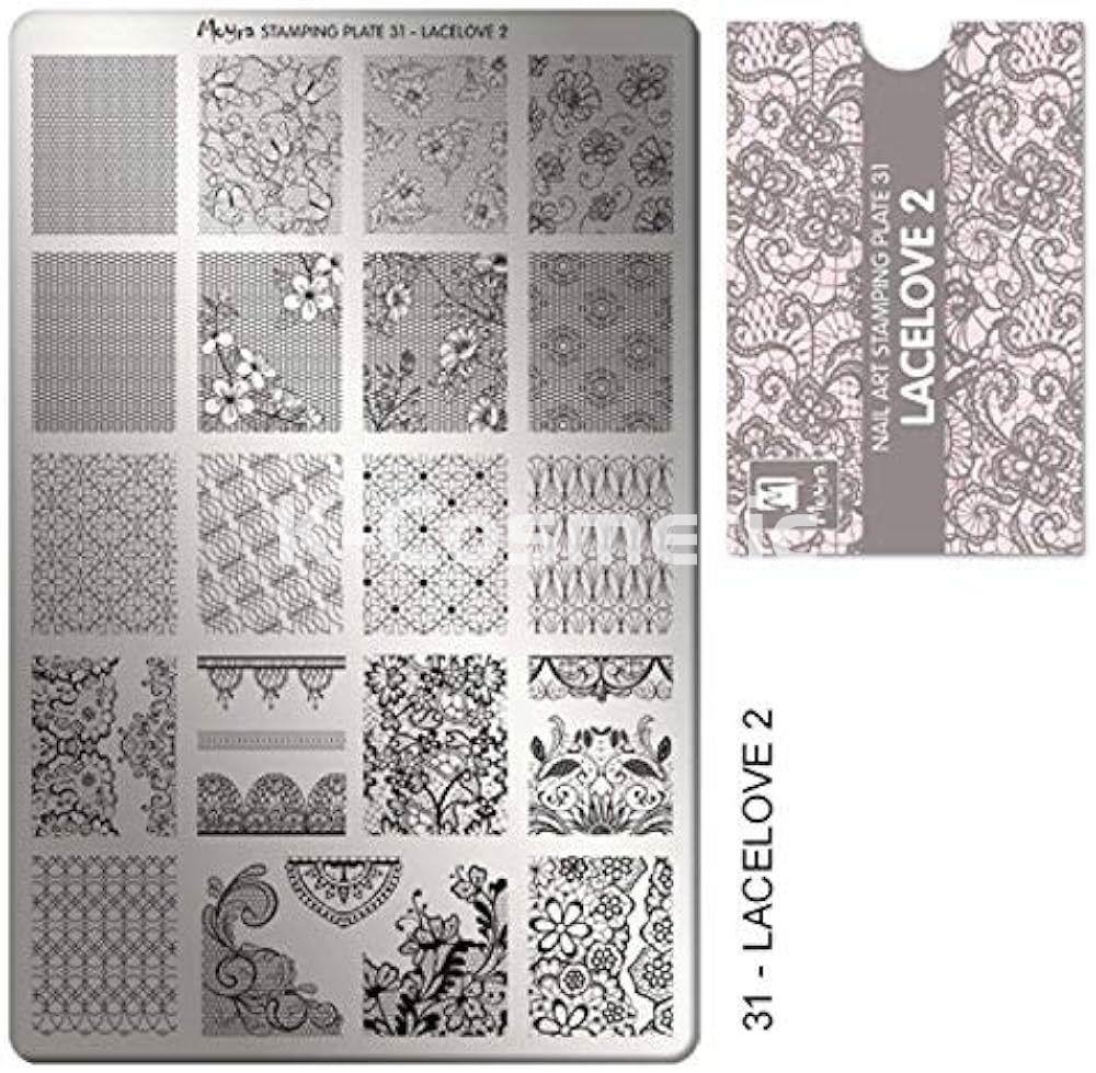 MOYRA PLACA STAMPING Nº31 LACELOVE 2 - Imagen 1